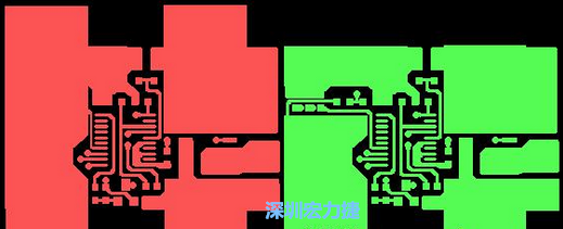 此操作可使文件中大部分的焊盤輸出后仍為焊盤，不會成為線性焊盤，并且不會產生像下圖一樣的短路情況